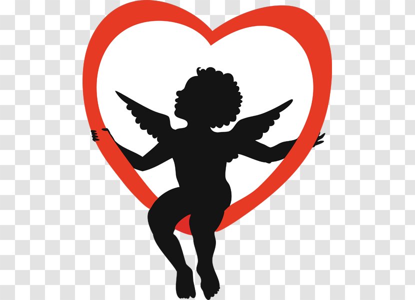 Valentine's Day Cupid Heart Clip Art - Tree - Cliparts Shadow Transparent PNG