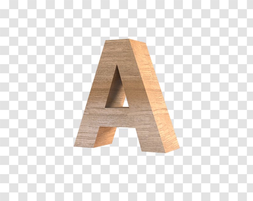 Letter A - Page Layout - Wood Transparent PNG