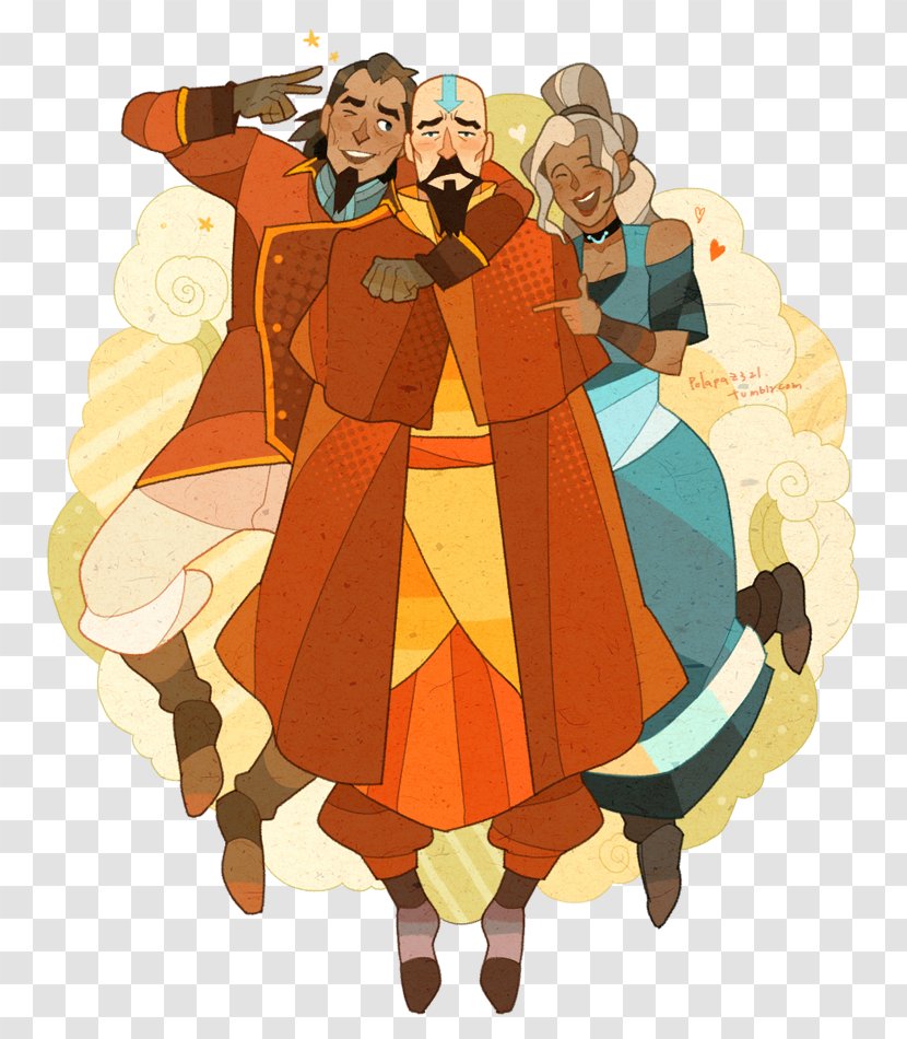 Aang Azula Katara Tenzin Korra - Costume Design Transparent PNG