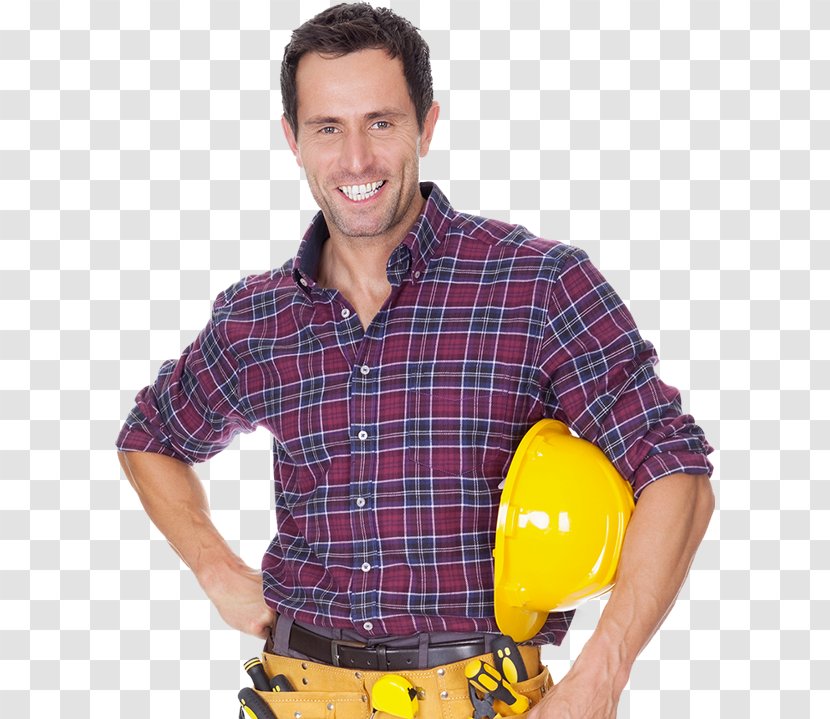 Construction Worker Laborer Stock Photography Royalty-free Architectural Engineering - Neck - Constructor Transparent PNG
