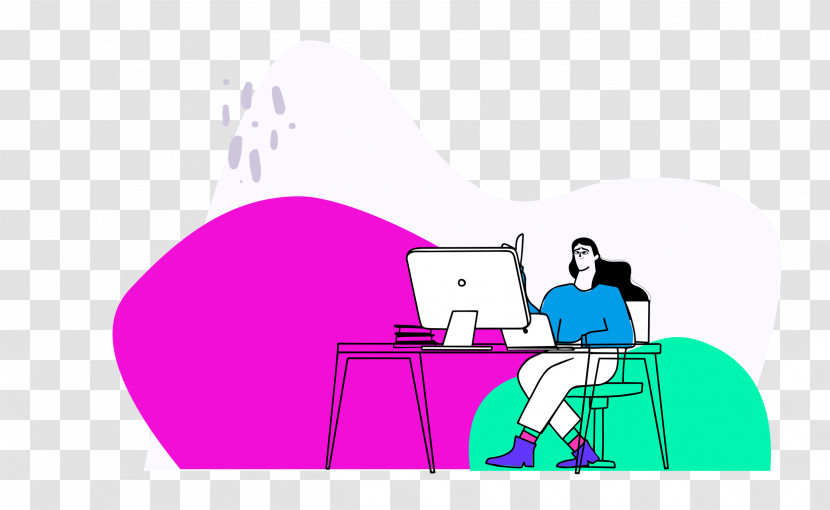 Working Desk Office Transparent PNG