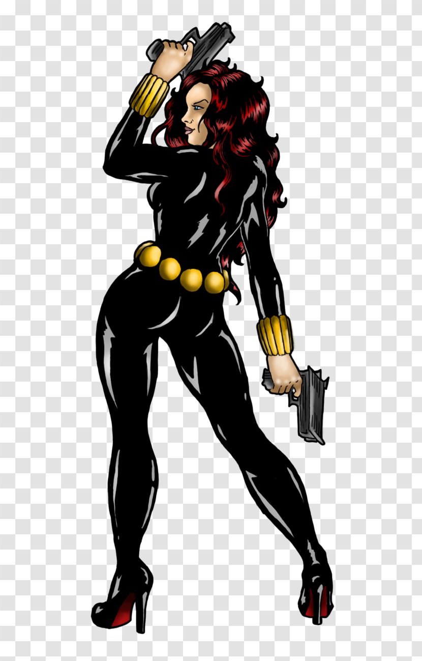 Superhero Supervillain Cartoon Fiction - Muscle - Black Widow Transparent PNG