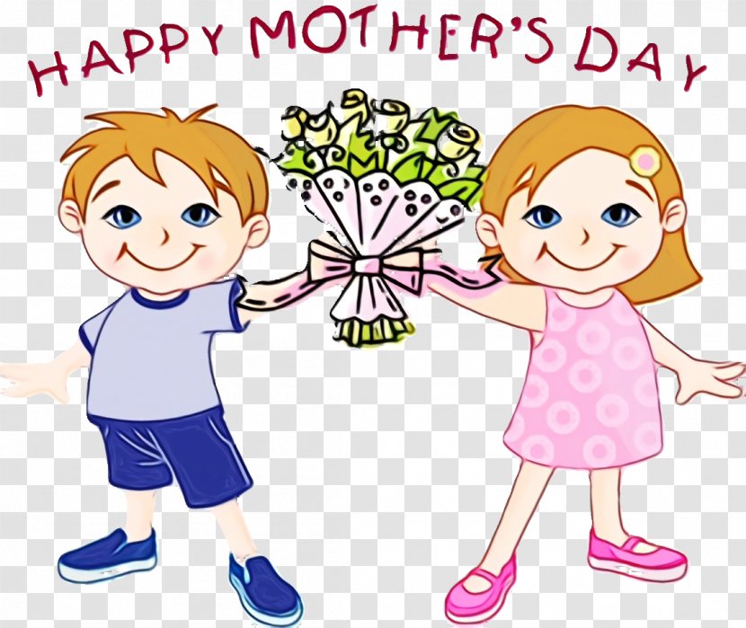Clip Art Mother's Day Openclipart Free Content - Interaction - Thumbnail Transparent PNG