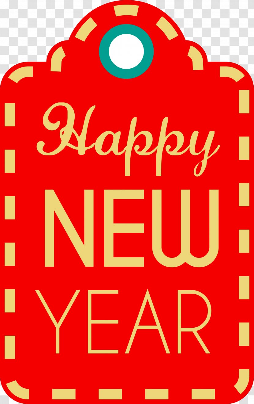 New Years Day Vecteur - Cartoon - Tag Transparent PNG