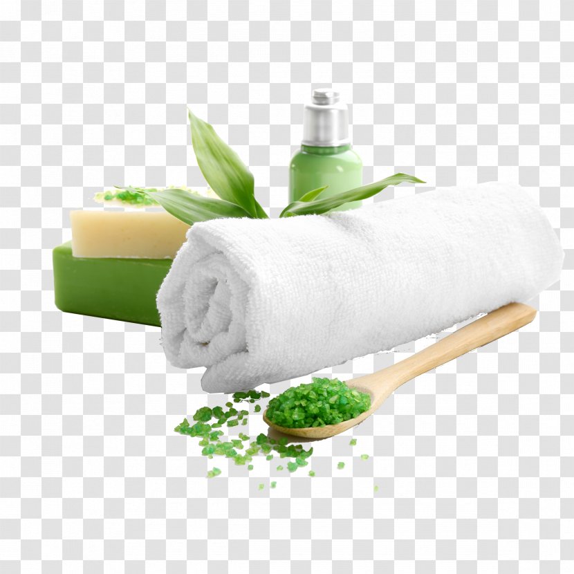 Towel Spa Soap Bath Salts Cosmetology Transparent PNG