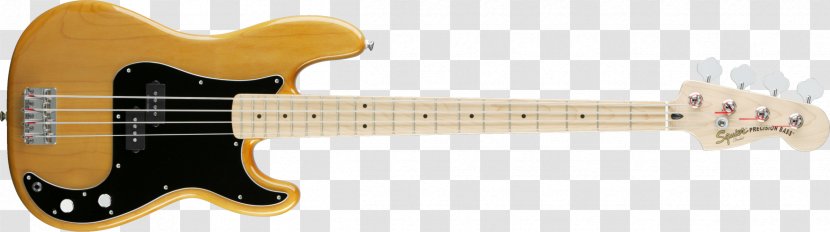 Squier Fender Precision Bass Guitar Jazz - Cartoon Transparent PNG