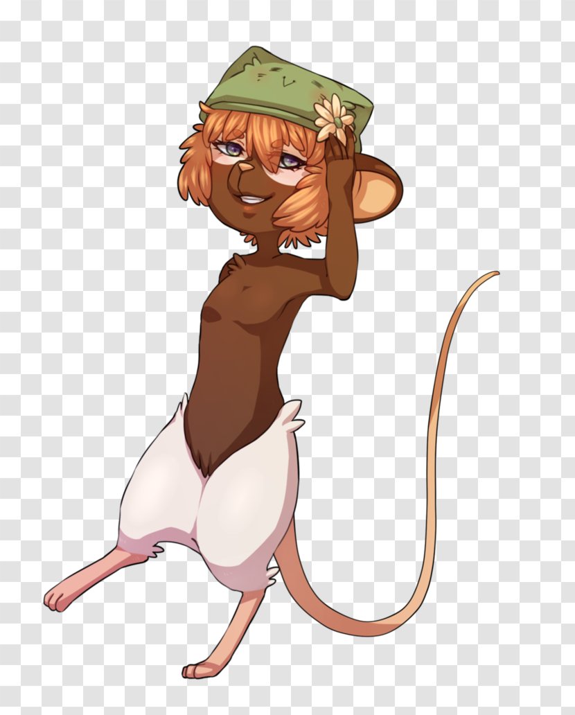 Mouse Cat Character Clip Art Transparent PNG