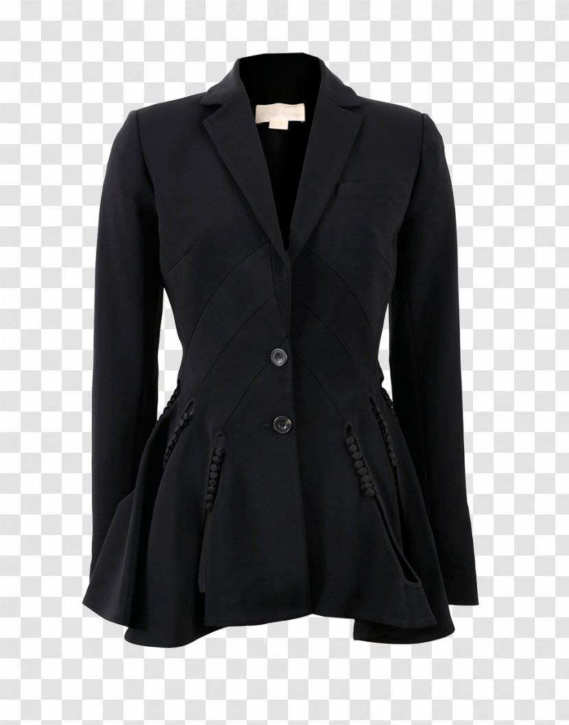 Blazer Cardigan Suit Clothing Coat - Button - Peplum Transparent PNG