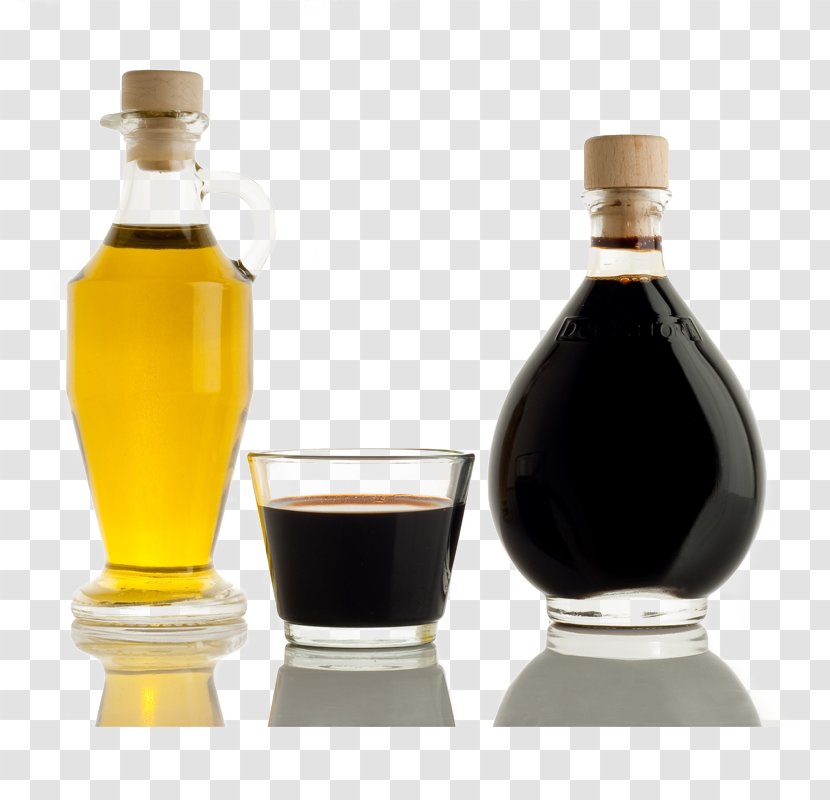 Red Wine Balsamic Vinegar Of Modena Olive Oil Bottle - Seasoning - Glass Bottles Transparent PNG