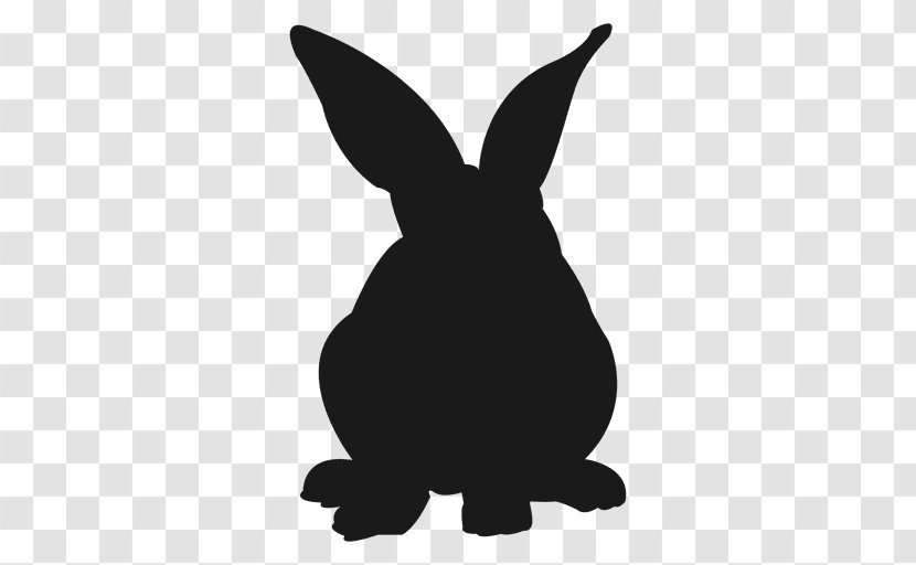 Rabbit Silhouette Hare Photography Drawing - Tail Transparent PNG