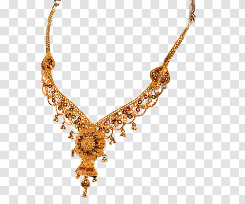 Necklace Orra Jewellery Gold Retail - Wedding Dress Transparent PNG