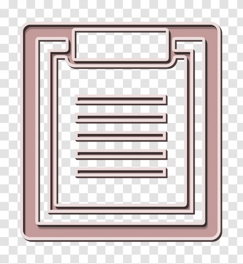 Note Icon Notepad To Do - Rectangle Transparent PNG