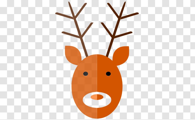 Reindeer Santa Claus Clip Art - Antler Transparent PNG