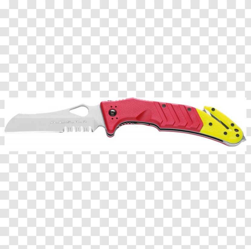 Utility Knives Knife Hunting & Survival Serrated Blade Firefighter - Hardware Transparent PNG