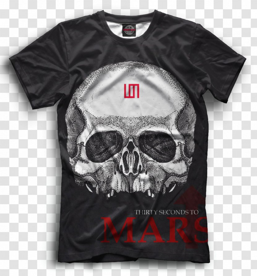T-shirt Hoodie Clothing Ill Niño - Skull - 30 Seconds To Mars Transparent PNG