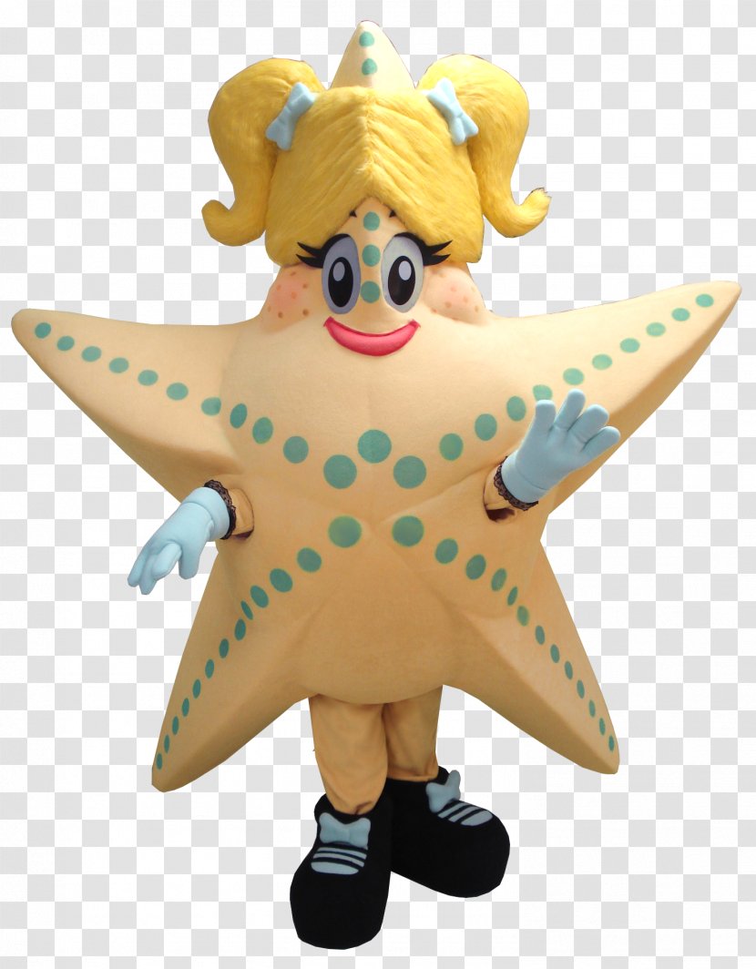 Mascot Starfish Costume Yellow Stuffed Animals & Cuddly Toys - Sports Teamwork Quotes Effort Transparent PNG