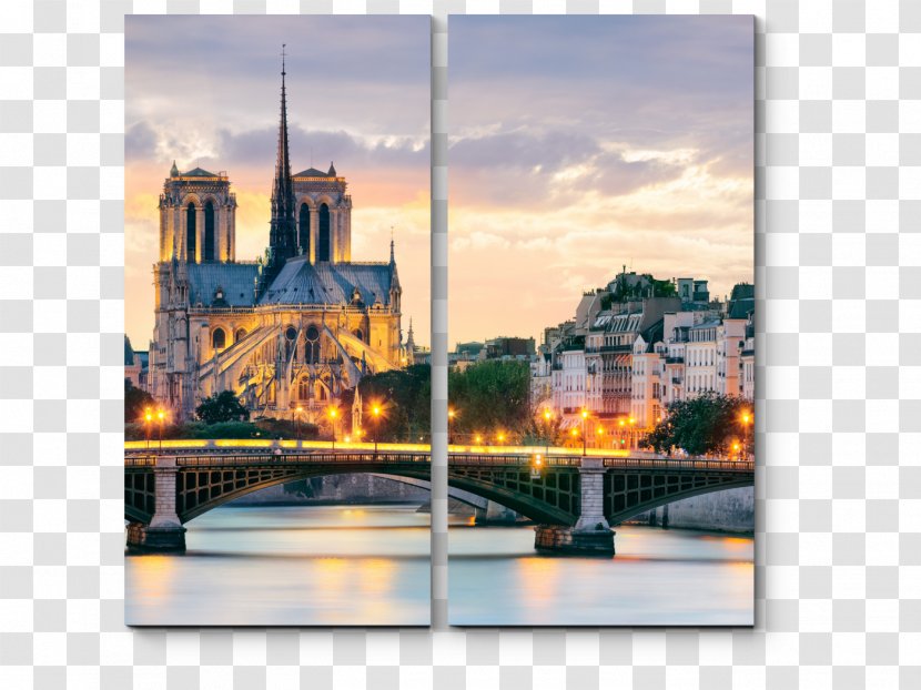 Notre-Dame De Paris Asnières-sur-Seine Disneyland Hotel Cathedral - Painting Transparent PNG