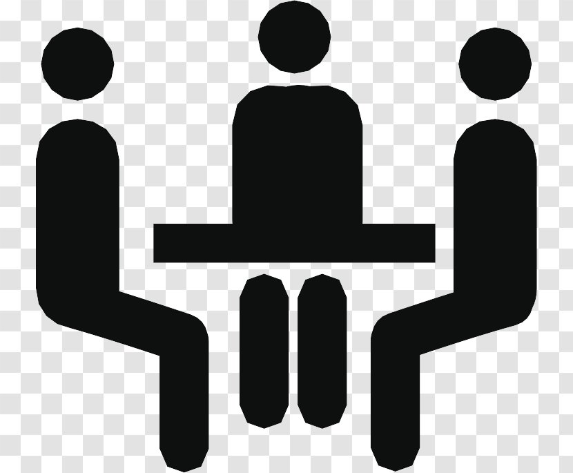 Meeting Vector Graphics Symbol Clip Art - Black And White - Community Group Transparent PNG