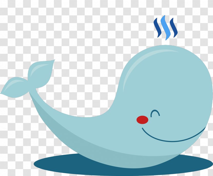 Steemit Whale Cryptocurrency Blockchain Clip Art - Nautical Vector Transparent PNG