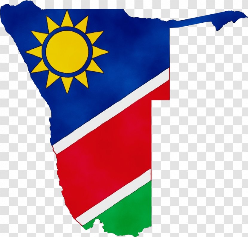 Flag Of Namibia Map Vector Graphics Transparent PNG