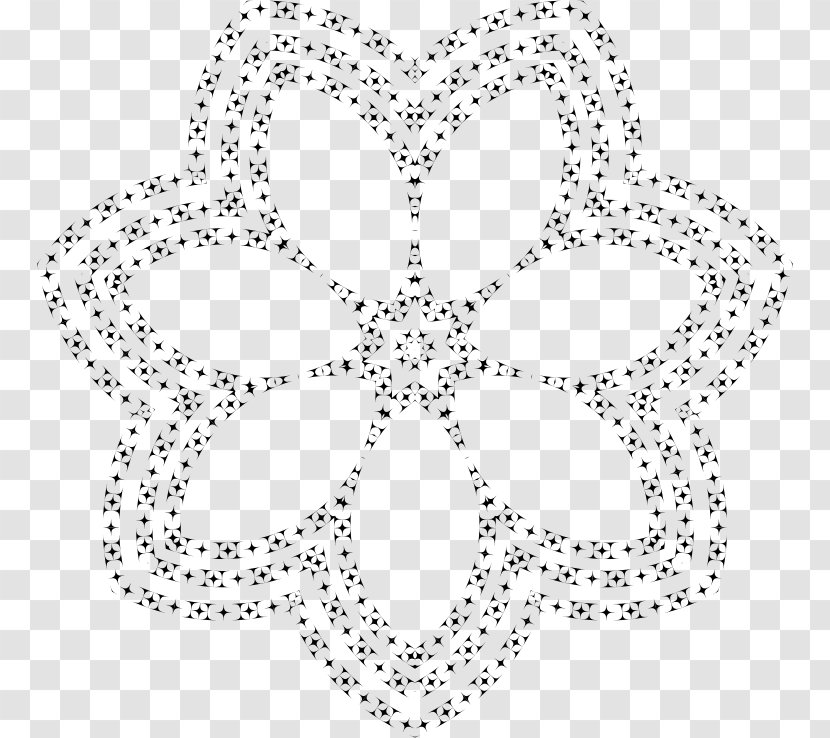 Geometry Flower - White - Design Transparent PNG