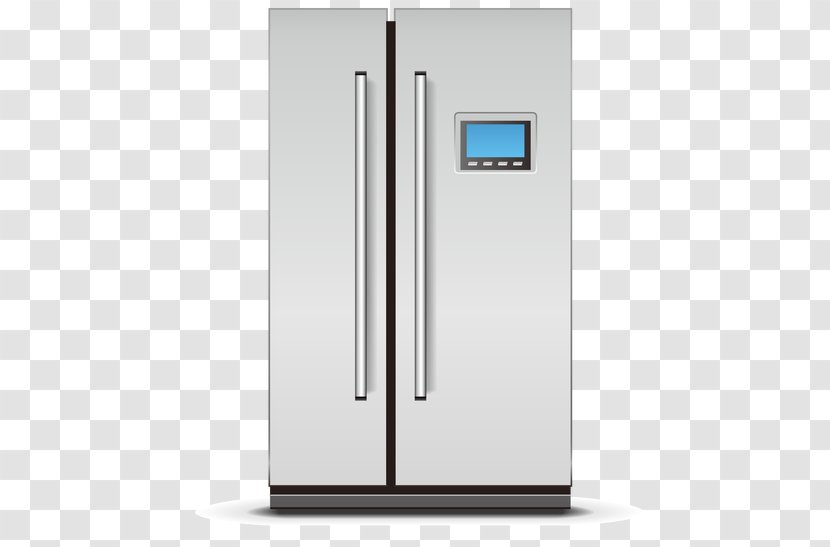 Refrigerator Home Appliance Download - Vector 3D Transparent PNG