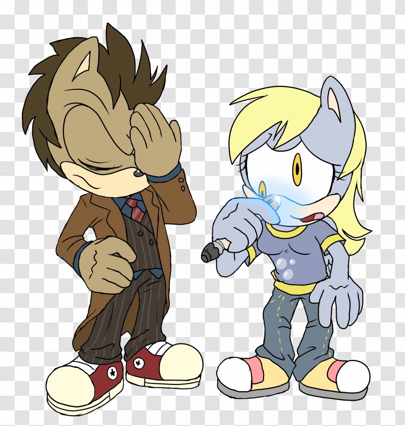 Derpy Hooves Sonic Screwdriver The Hedgehog - Silhouette Transparent PNG