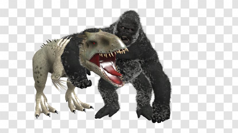 King Kong Tyrannosaurus Indominus Rex YouTube - Fictional Character Transparent PNG