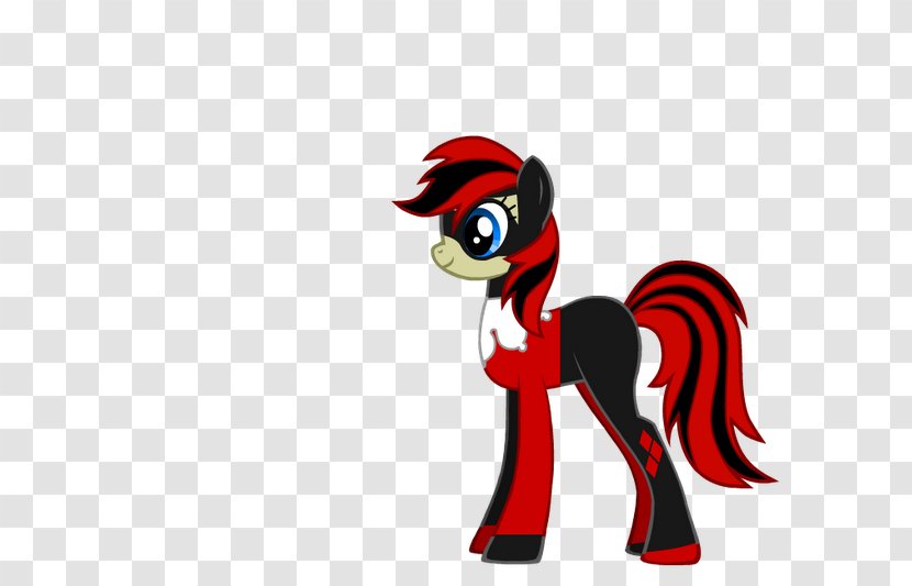 Pony Drawing DeviantArt - Red - Harley Quinn Transparent PNG