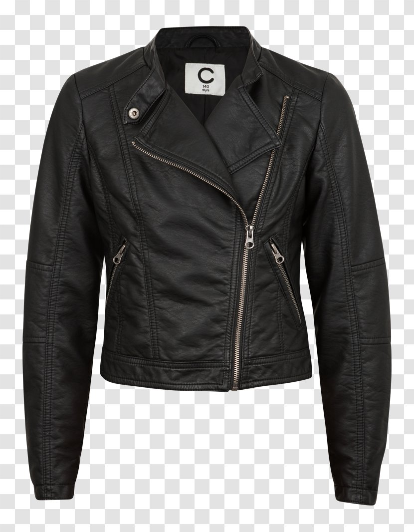 Leather Jacket J. Barbour And Sons Coat - Black Transparent PNG