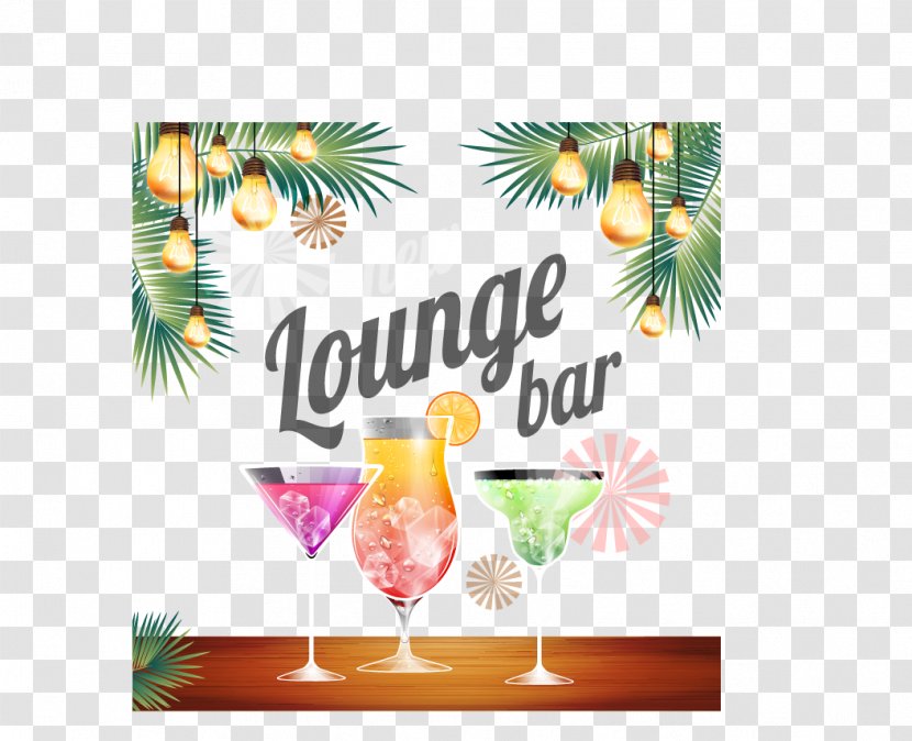 Cocktail Party - Advertising - Exquisite Poster Vector Material Transparent PNG