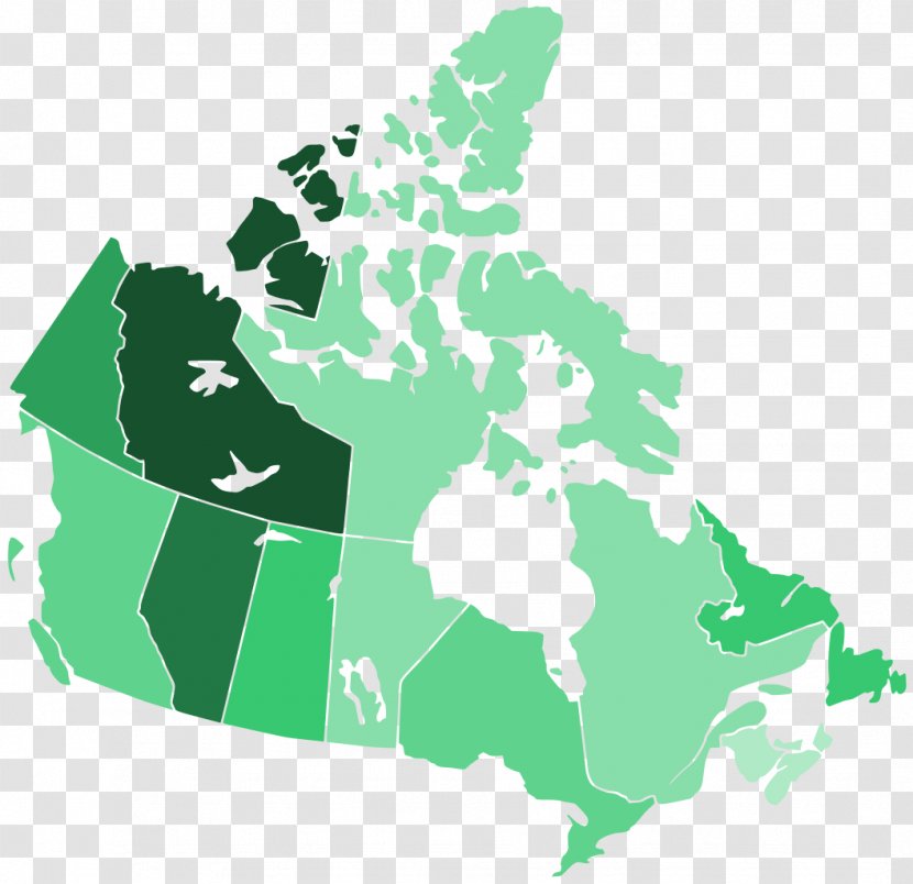 Flag Of Canada United States Vector Map - Geography Transparent PNG