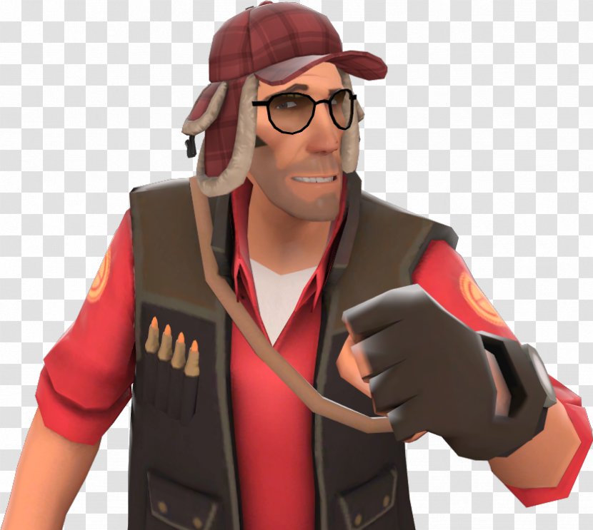 Goggles Team Fortress 2 Character Finger Fiction - Fictional Transparent PNG