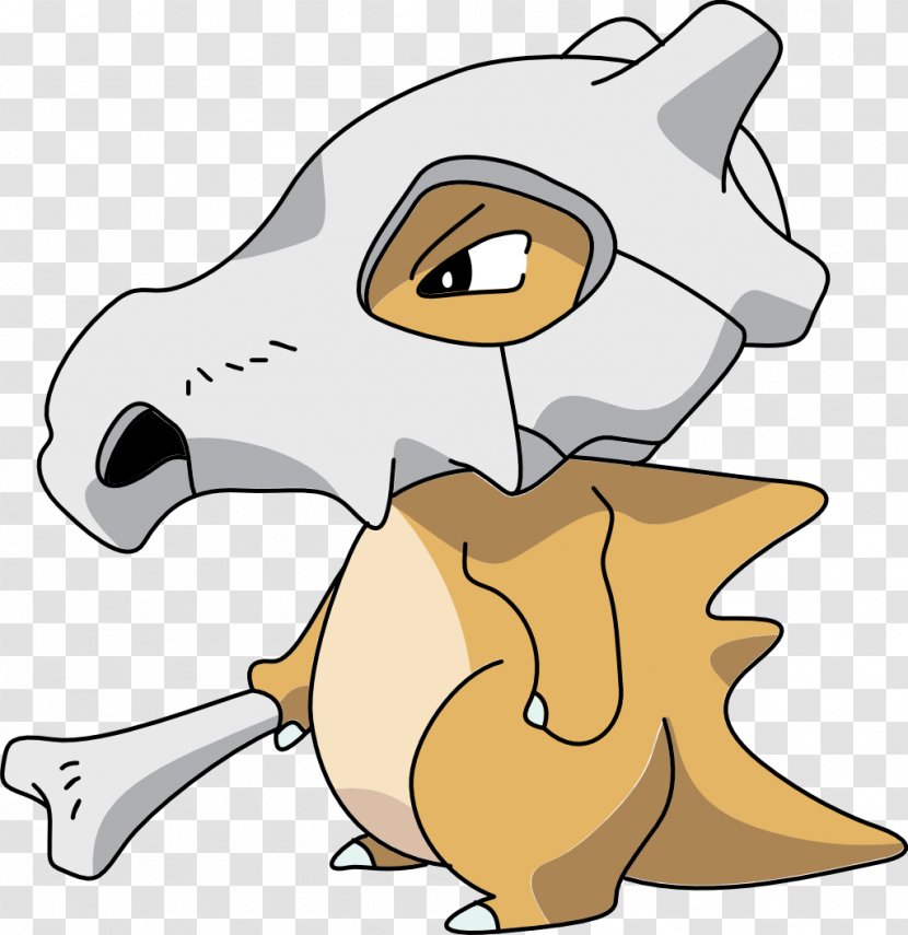 Pokémon Red And Blue Yellow Cubone FireRed LeafGreen - Mammal - Cat Transparent PNG