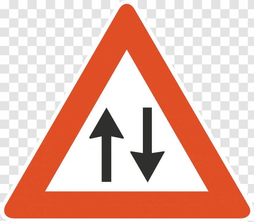 Traffic Sign One-way Road Warning - Special Regulation - Signs Transparent PNG