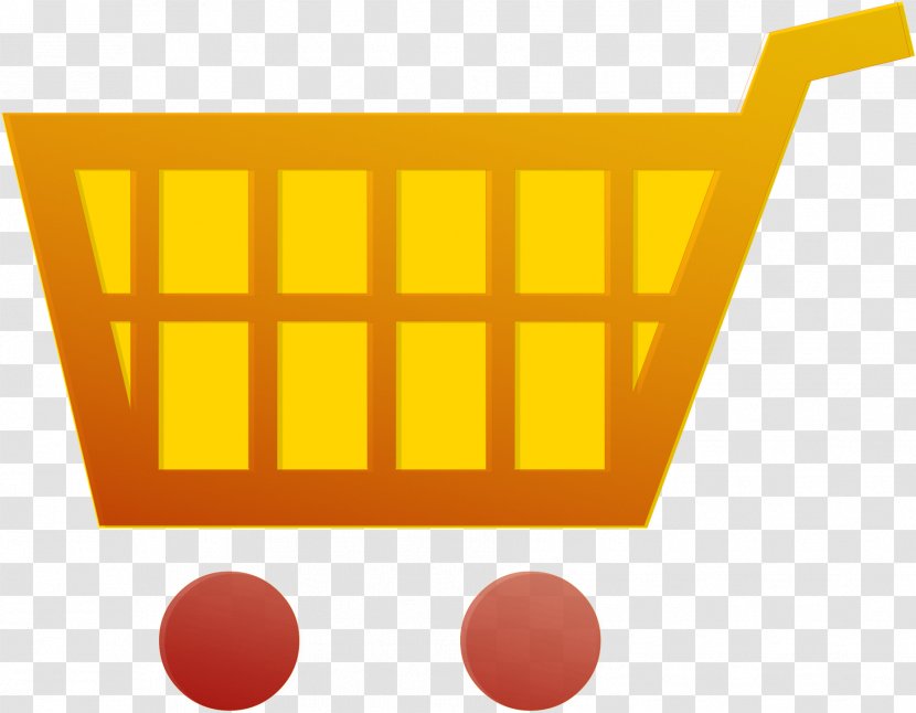 Shopping Cart - Business - Vehicle Orange Transparent PNG