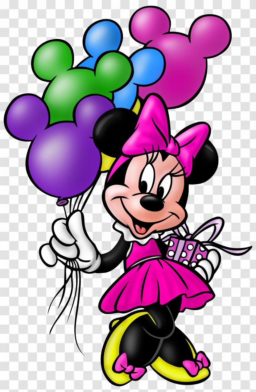 Minnie Mouse Mickey Pluto Donald Duck Birthday - Animation - Transparent Clip Art Image Transparent PNG