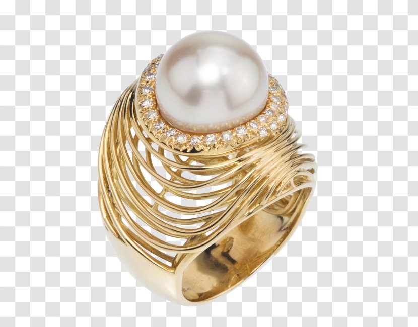 Pearl Earring Jewellery Sapphire - Gold Vip Transparent PNG