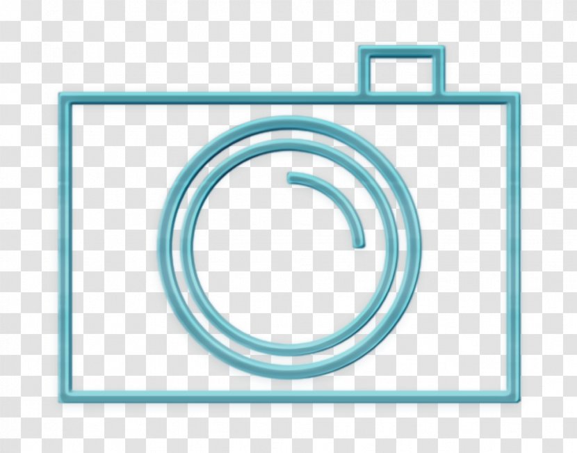 Camera Icon Outline Red - Symbol Aqua Transparent PNG