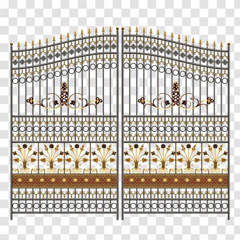 Iron Ring Euclidean Vector Steel - Security Door - European Gate Transparent PNG