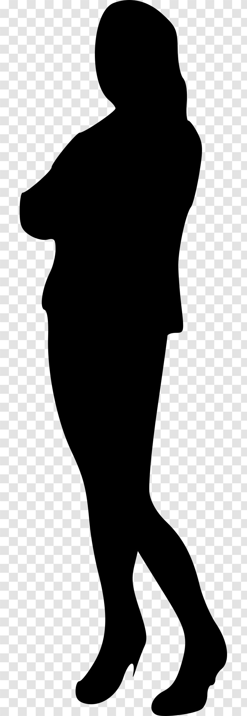 Silhouette Photography Clip Art - Monochrome - SUIT WOMEN Transparent PNG