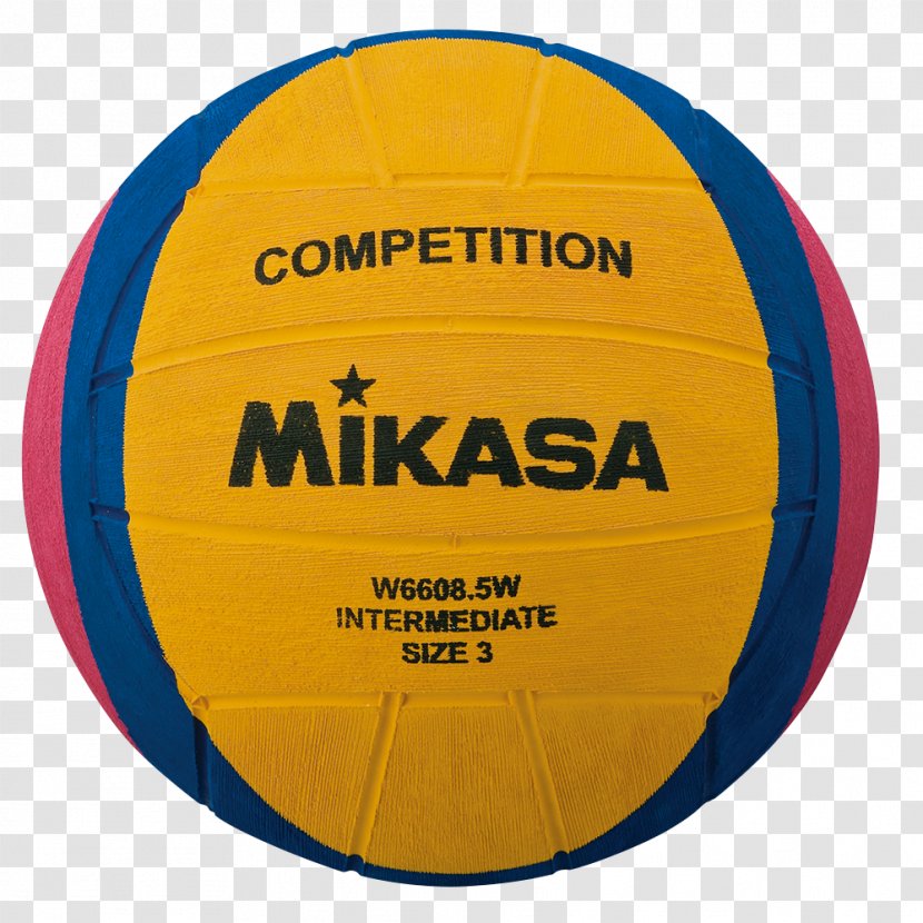 Mikasa Sports Water Polo Ball Volleyball - Yellow Transparent PNG