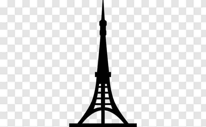 Tokyo Tower Eiffel - Silhouette Transparent PNG
