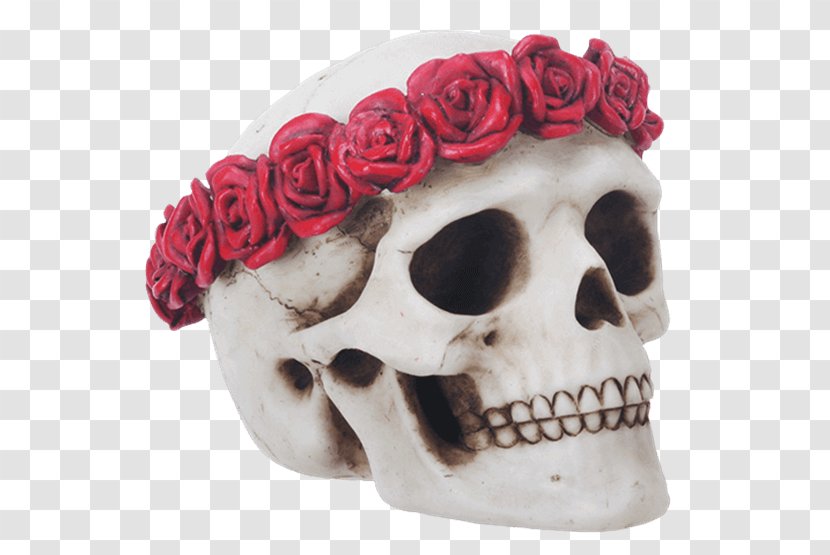 Skull Calavera Flower Wreath Crown - Head Transparent PNG