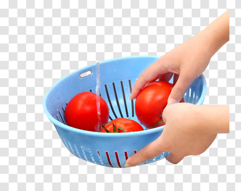 Tomato Basket Vegetable Plastic Kitchen - Food - Wash The Scene Material Transparent PNG