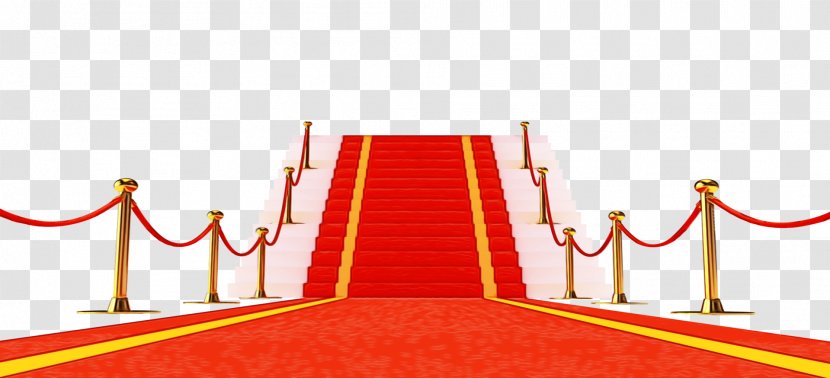 Red Carpet Flooring Architecture - Floor Stairs Transparent PNG