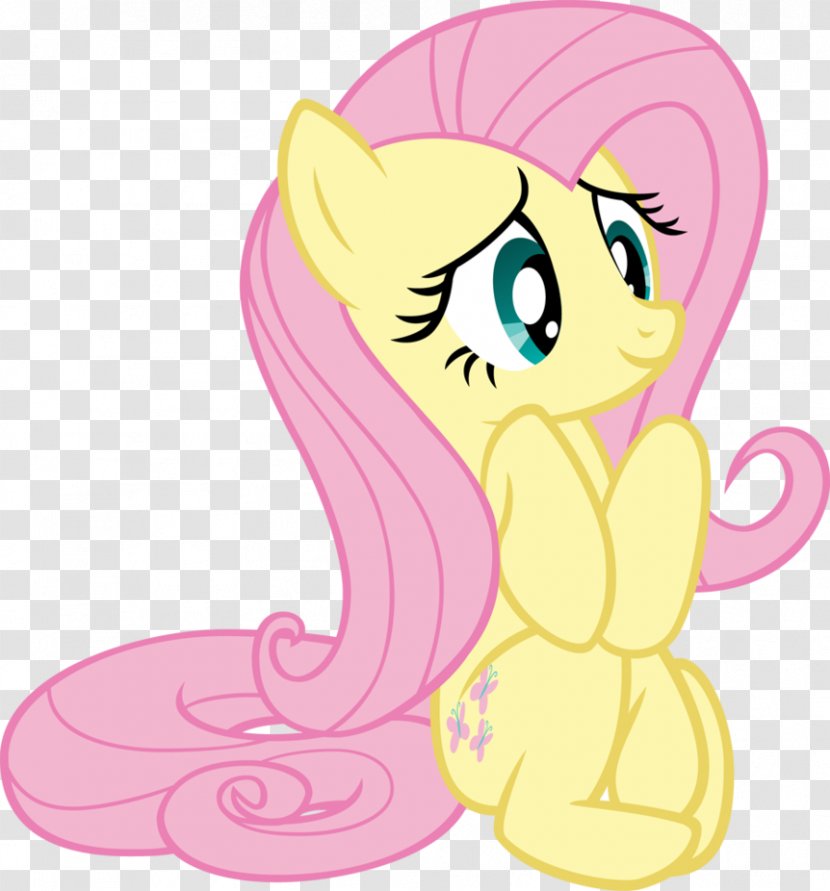 Fluttershy Pinkie Pie Applejack Pony - Silhouette - Cartoon Transparent PNG