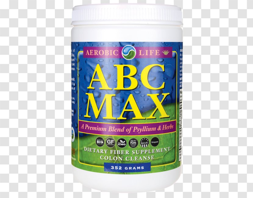 Dietary Supplement Aerobic Life ABC Max Product Colon Cleansing Flavor - Detoxification Transparent PNG