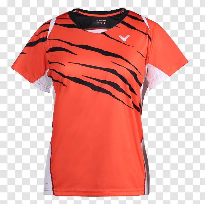 China National Badminton Team T-shirt 2015 Sudirman Cup Jersey - Red - Malaysia Transparent PNG