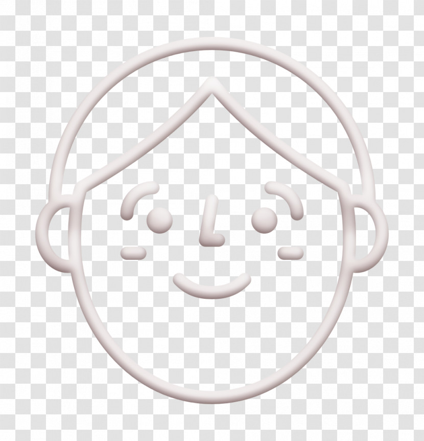 Happy People Outline Icon Man Icon Emoji Icon Transparent PNG